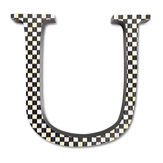 Courtly Check Letter - U image number 0