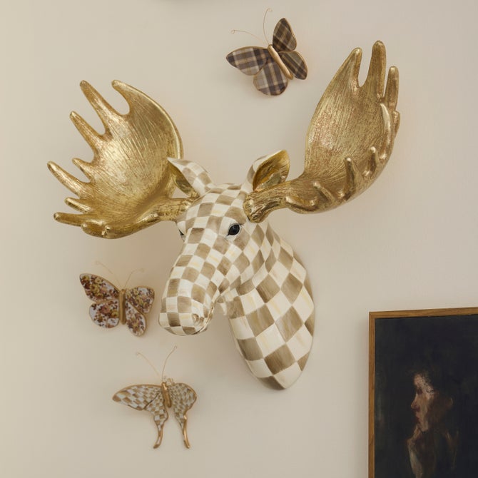 Mocha Butterfly Wall Decor Trio image number 1