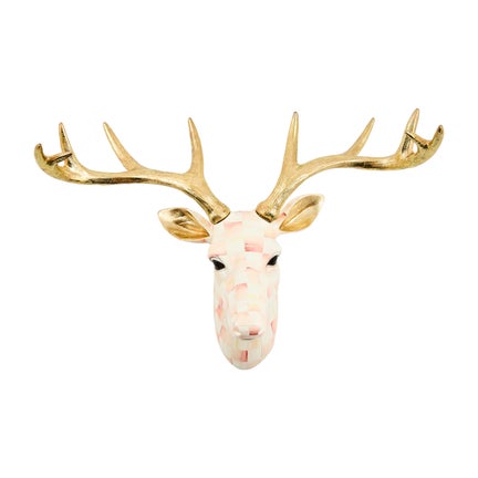 Rosy Check Small Deer Wall Decor