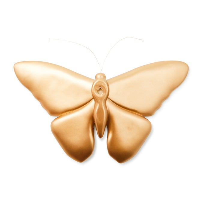 Rosy Check Wall Decor Butterfly image number 2