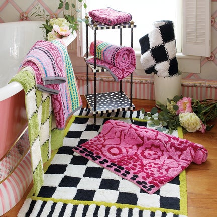 Courtly Check Large Bath Rug