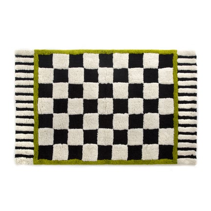 Courtly Check Large Bath Rug