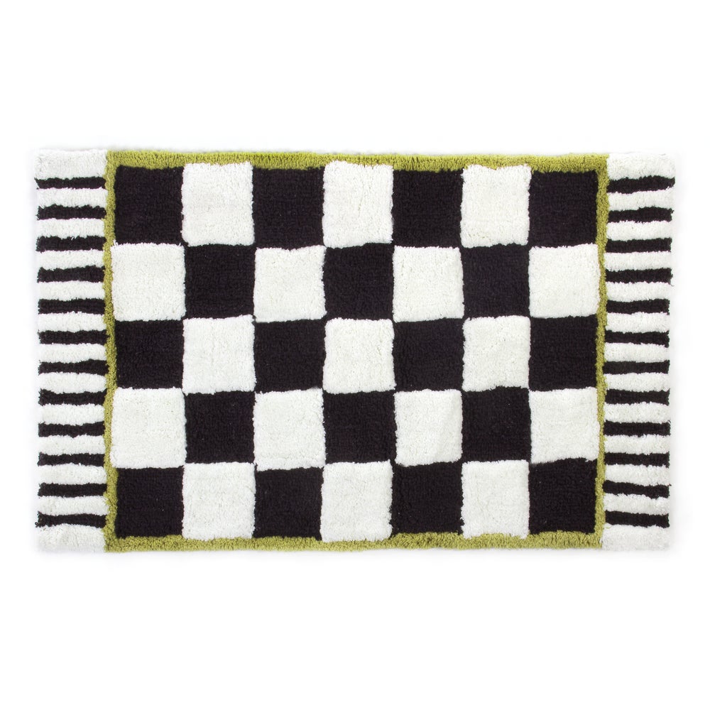 Courtly Check Standard Bath Rug mackenzie-childs Panama imagen 1