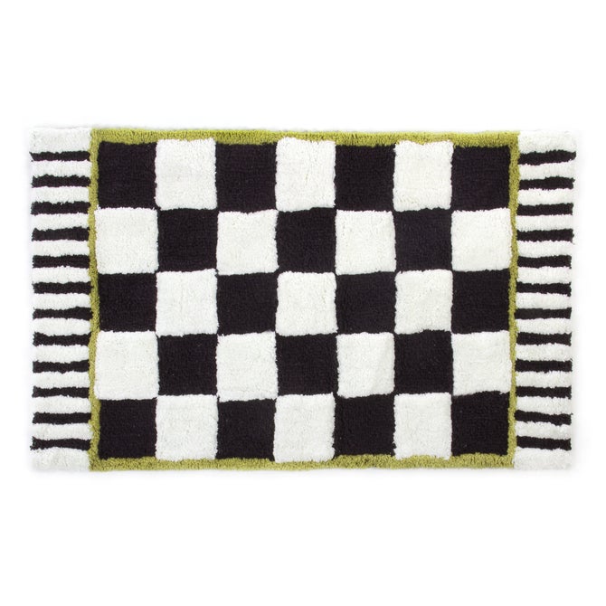 Courtly Check Standard Bath Rug image number 0