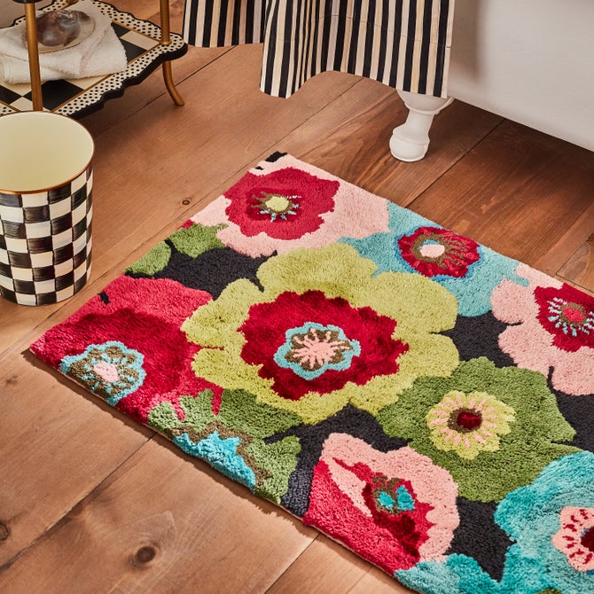 Always Flowers Bath Rug image number 1