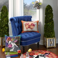 Courtly Check Small Cow