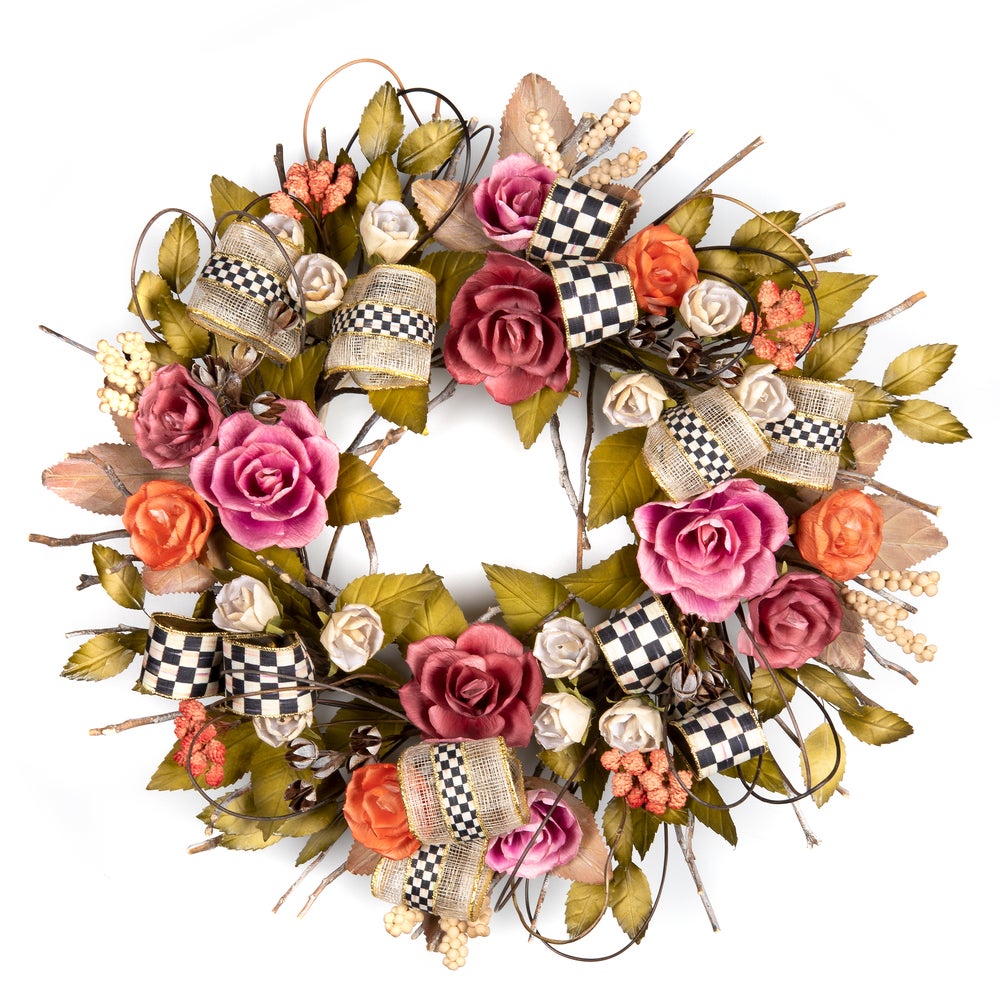 Rosy Posy Wreath mackenzie-childs Panama imagen 1