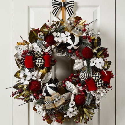 Checkmate Christmas Wreath