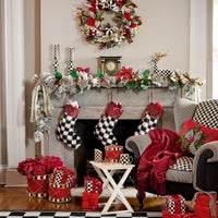 Checkmate Christmas Wreath