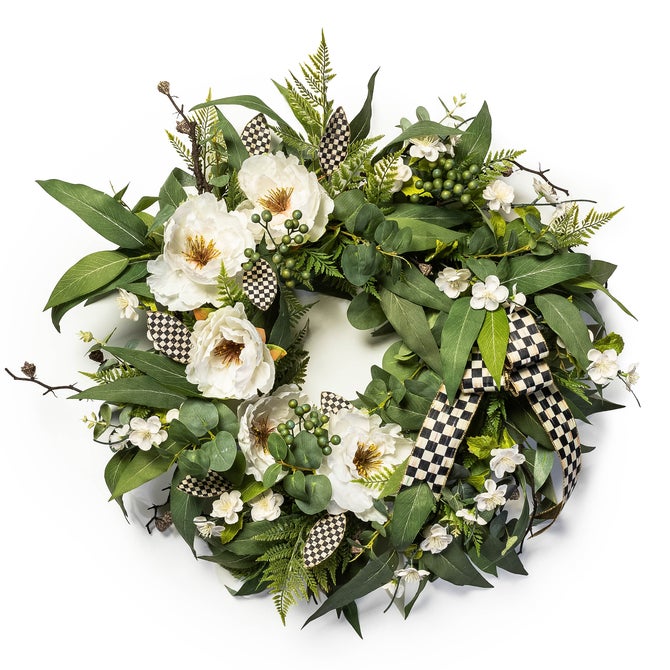 Courtly Peony 29" Wreath image number 0