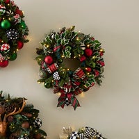 Tartastic Illuminated Wreath