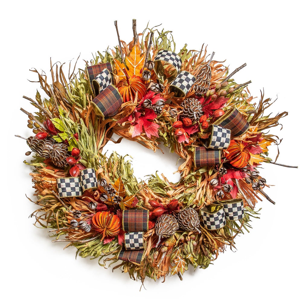 Fall On The Farm Wreath mackenzie-childs Panama imagen 1
