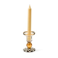Courtly Check Small Glass Candlestick