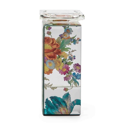 Flower Market Reflections Tall Candle Holder