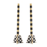 Check Tree Candle Holders, Set of 2
