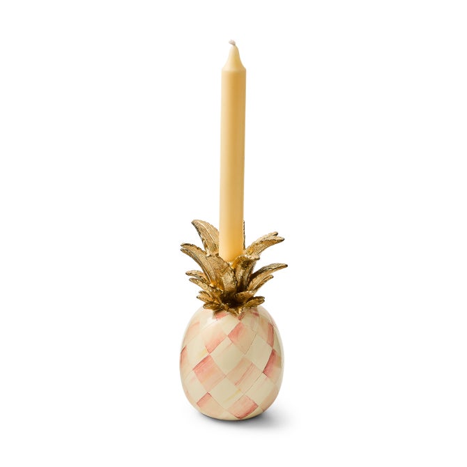 Rosy Pineapple Candle Holder image number 1