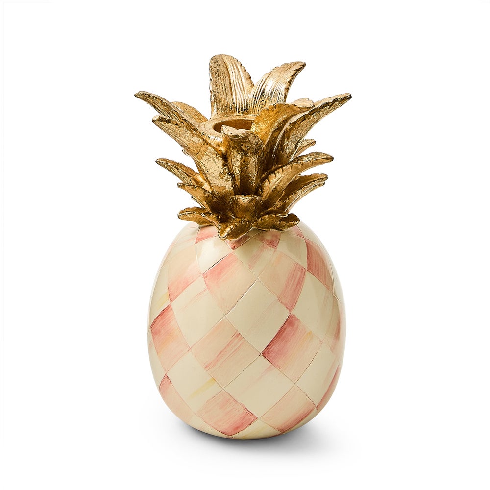 Rosy Pineapple Candle Holder mackenzie-childs Panama imagen 1