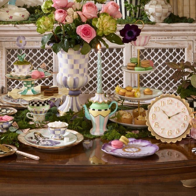 Violet Teapot Candle Holder image number 3