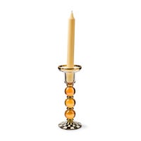 Courtly Check Large Glass Candlestick