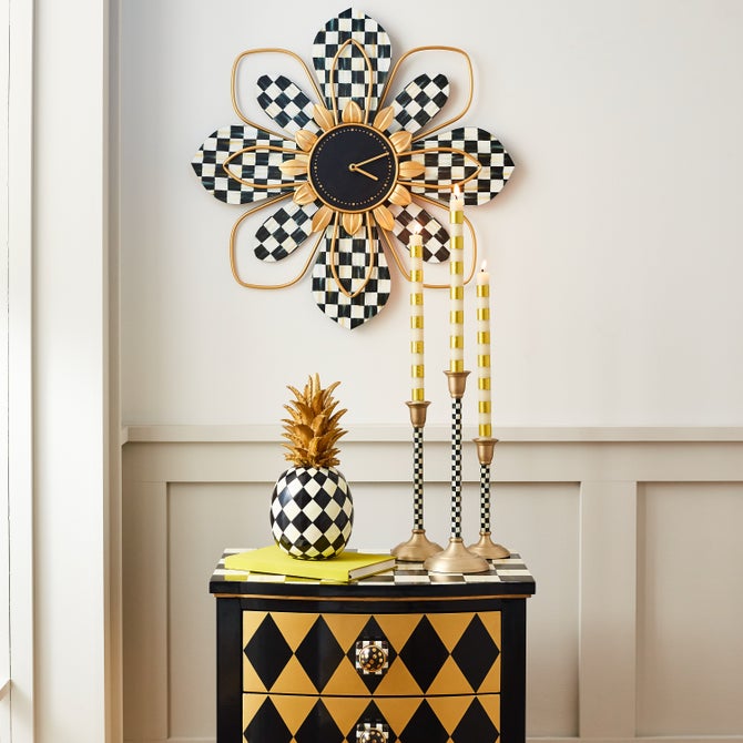 Courtly Check Small Candlestick image number 4