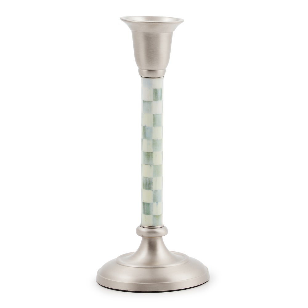Sterling Check Small Candlestick mackenzie-childs Panama imagen 1