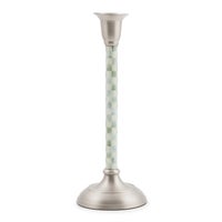 Sterling Check Medium Candlestick