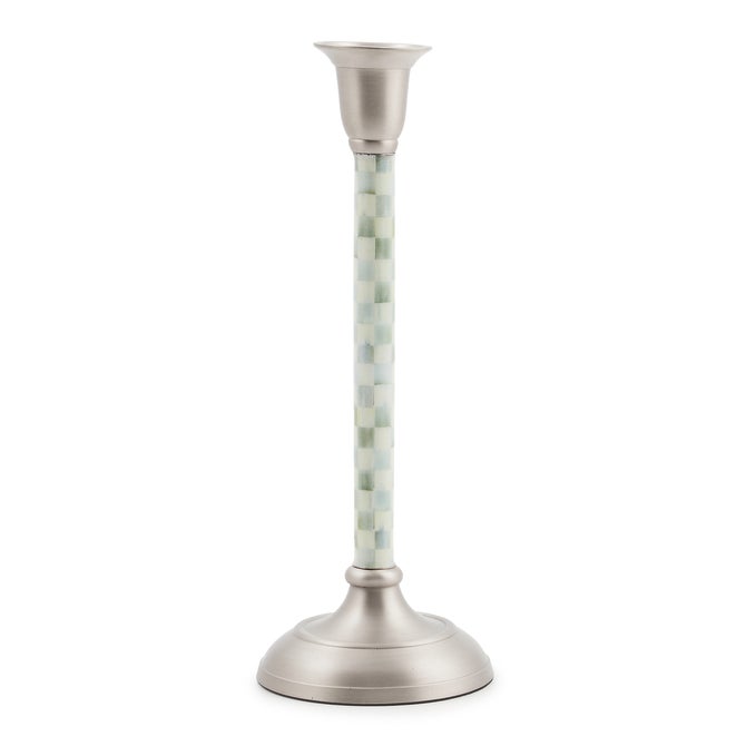 Sterling Check Medium Candlestick image number 0