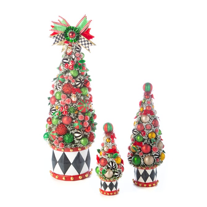 Jolly Holiday Bottle Brush Tree - Medium image number 1