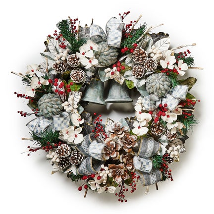Farmhouse Sterling Holiday 30" Wreath