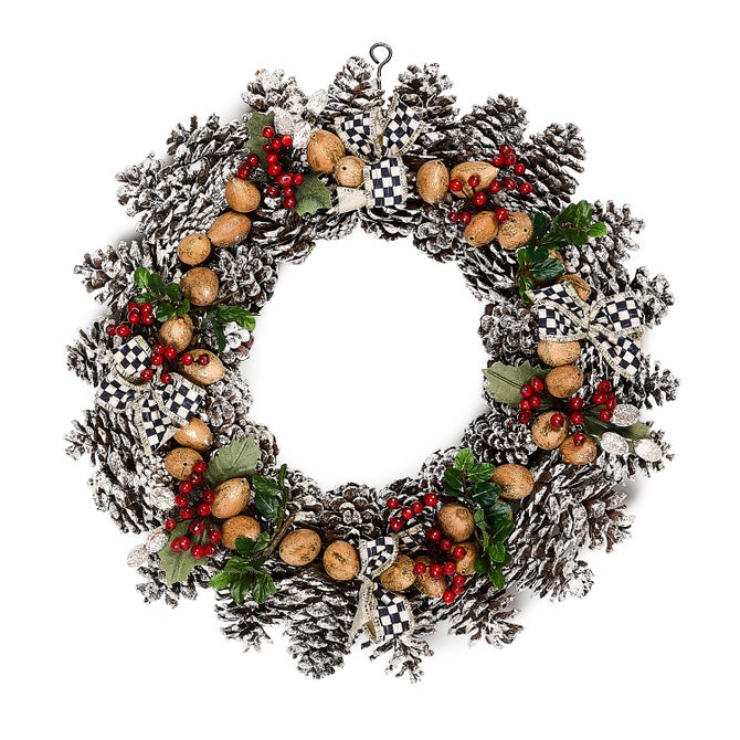 Holly Pinecone 16" Wreath image number 0