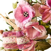 Rosy Poppy 22" Wreath