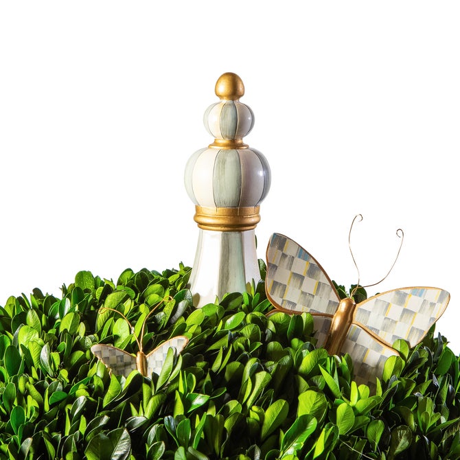 Sterling Check Large Boxwood Centerpiece image number 2