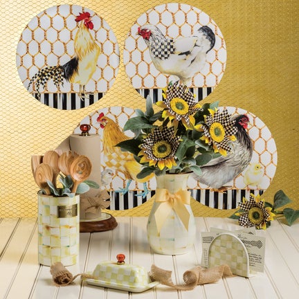 Courtly Check Yellow Sunflower