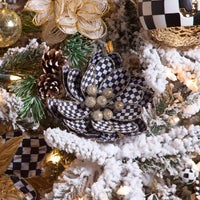 Courtly Check Flower Clip