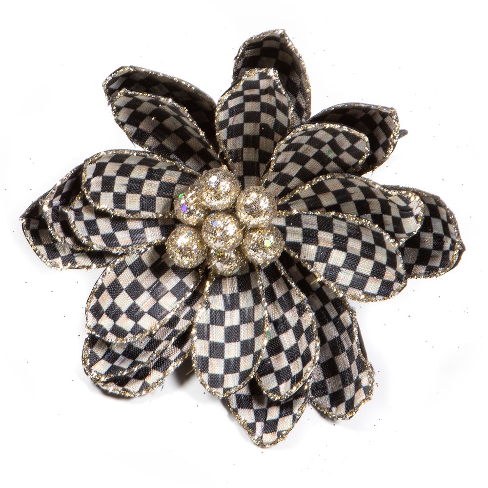 Courtly Check Flower Clip mackenzie-childs Panama imagen 1