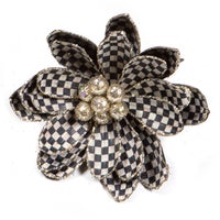 Courtly Check Flower Clip
