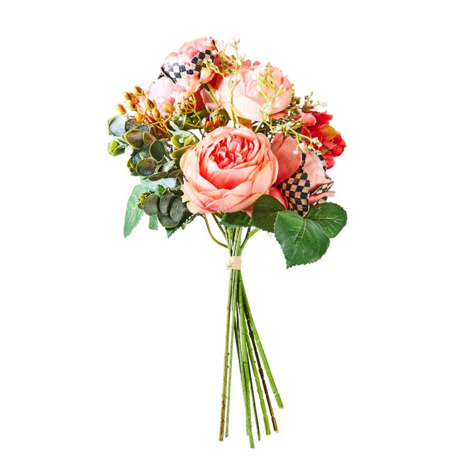 Peach Ranunculus & Rose Bouquet image number 0