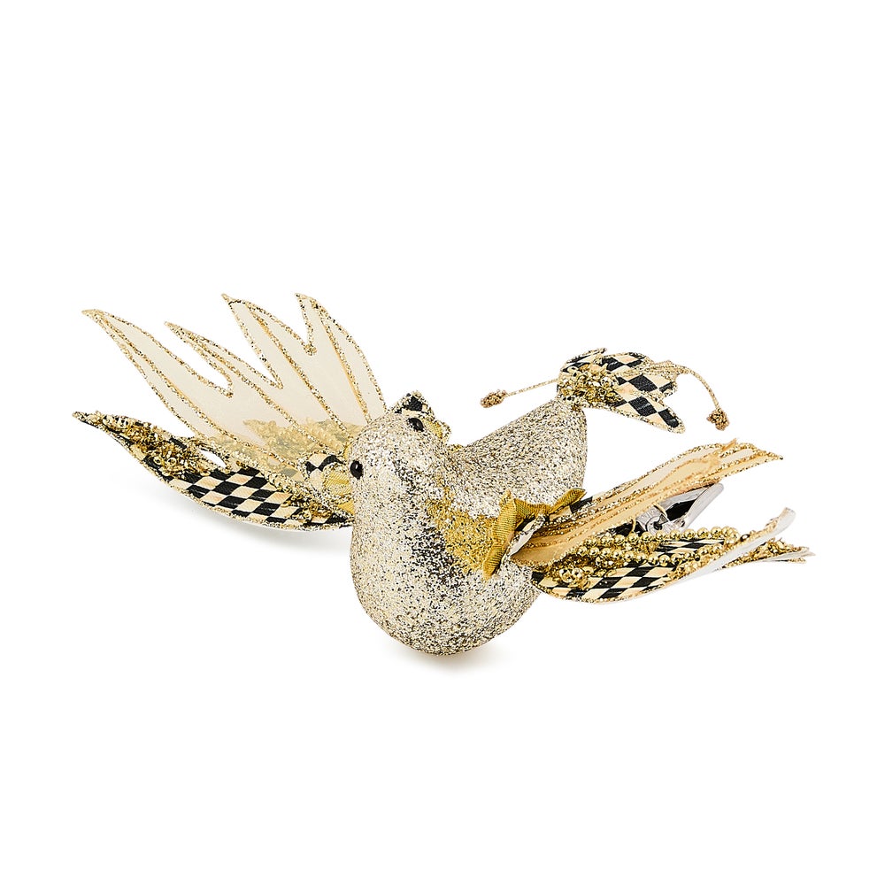 Courtly Noel Gold Bird Clip mackenzie-childs Panama imagen 1