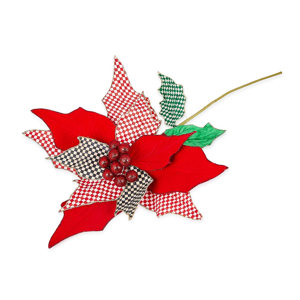 Check It Out Jumbo Poinsettia Stem mackenzie-childs Panama imagen 1