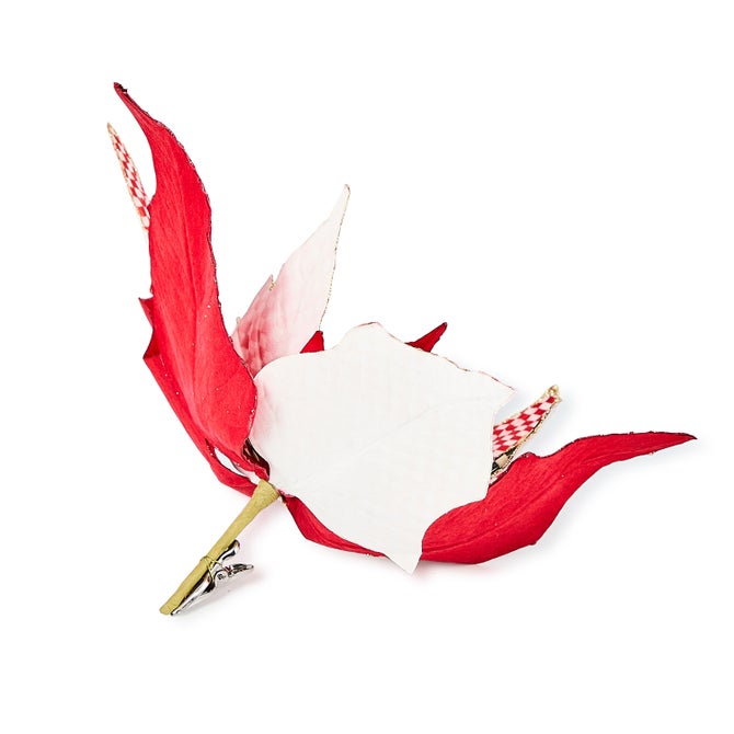 Check It Out Jumbo Poinsettia Clip image number 1