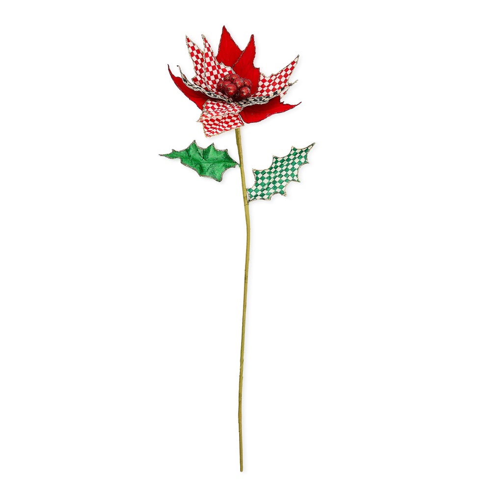 Check It Out Poinsettia Stem mackenzie-childs Panama imagen 1 Check It Out Poinsettia Stem mackenzie-childs Panama imagen 1
