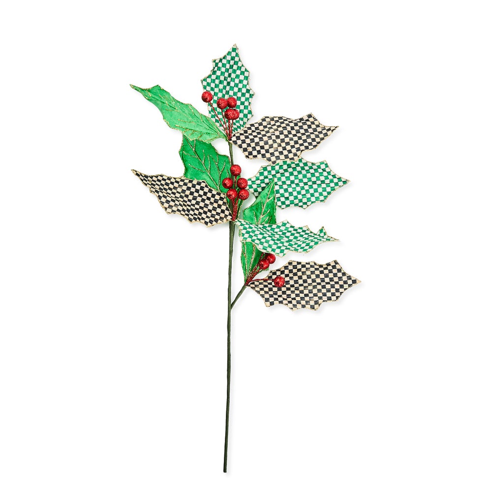 Check It Out Holly Leaf Spray mackenzie-childs Panama imagen 1 Check It Out Holly Leaf Spray mackenzie-childs Panama imagen 1