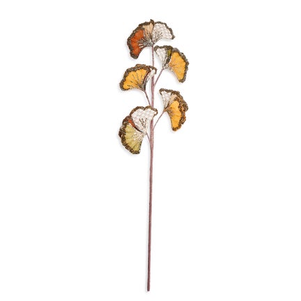 Mocha Check Gingko Spray
