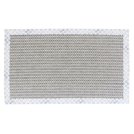 Sterling Check Chunky Sisal Wool Grey 3' x 5' Rug