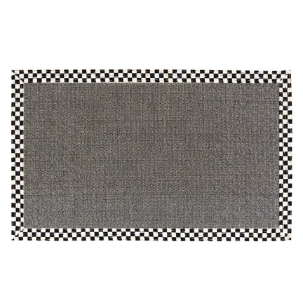 Courtly Check 3' x 5' Grey Sisal Rug