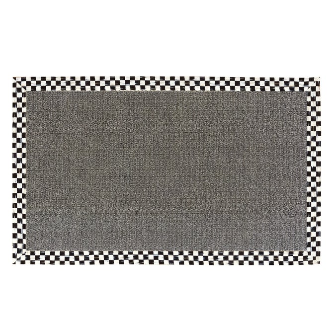 Courtly Check 3' x 5' Grey Sisal Rug image number 0