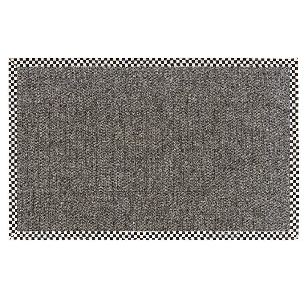 Courtly Check Sisal Rug - Grey, 6' x 9' mackenzie-childs Panama imagen 1