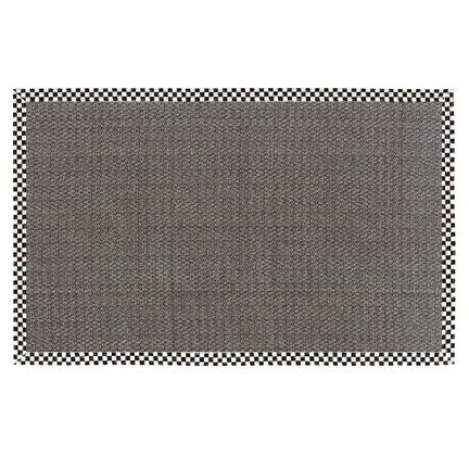 Courtly Check 6' x 9' Grey Sisal Rug