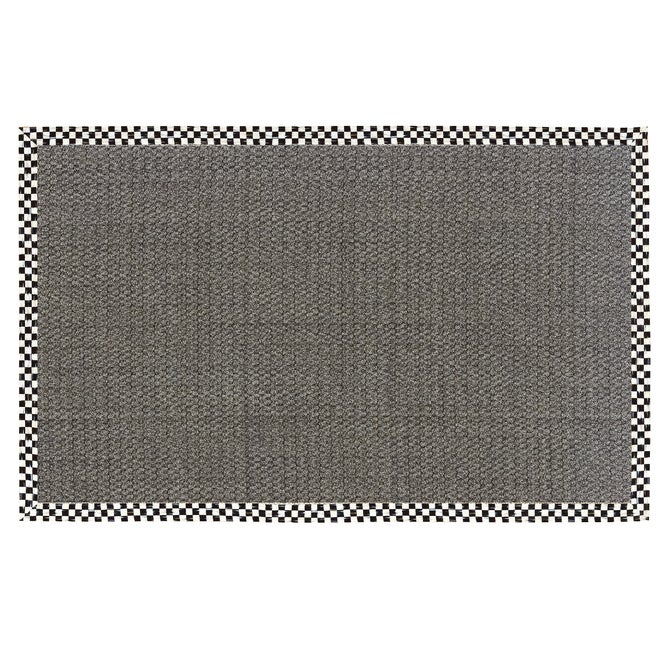 Courtly Check 6' x 9' Grey Sisal Rug image number 0