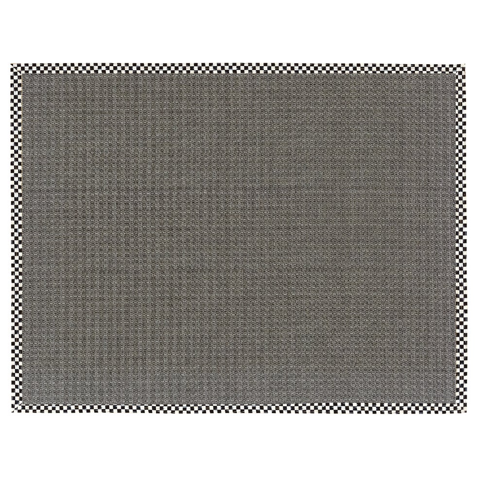 Courtly Check Sisal Rug - Grey, 8' x 10' mackenzie-childs Panama imagen 1